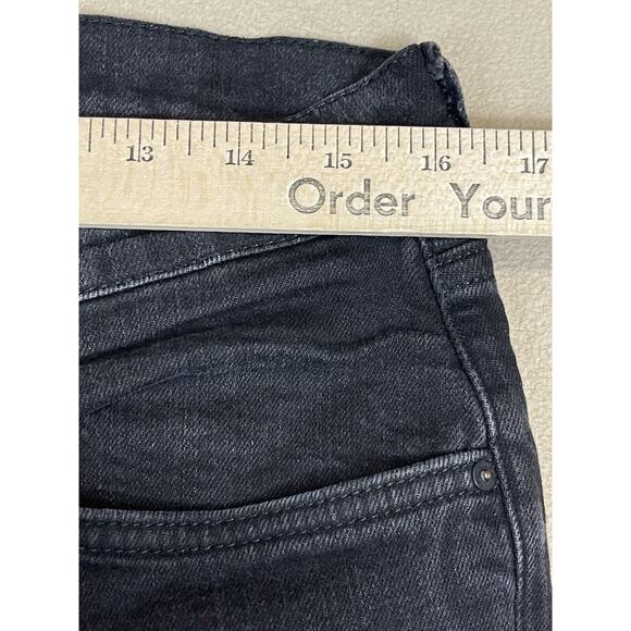 Allsaints Jeans Mens 32 Black Crow‎ Cigarette Skinny Stretch Designer Slim Fit - Picture 5 of 14